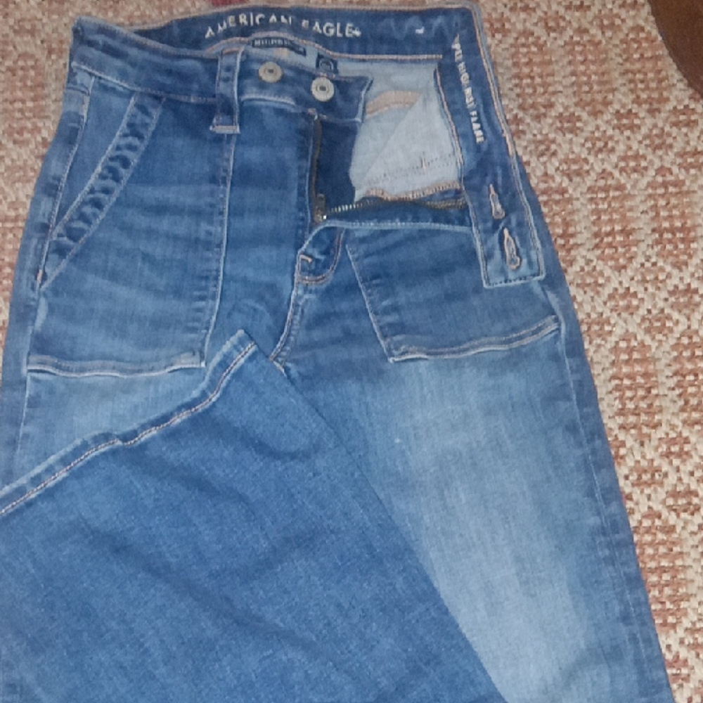 American Eagle Outfitters High Rise Blue Jeans